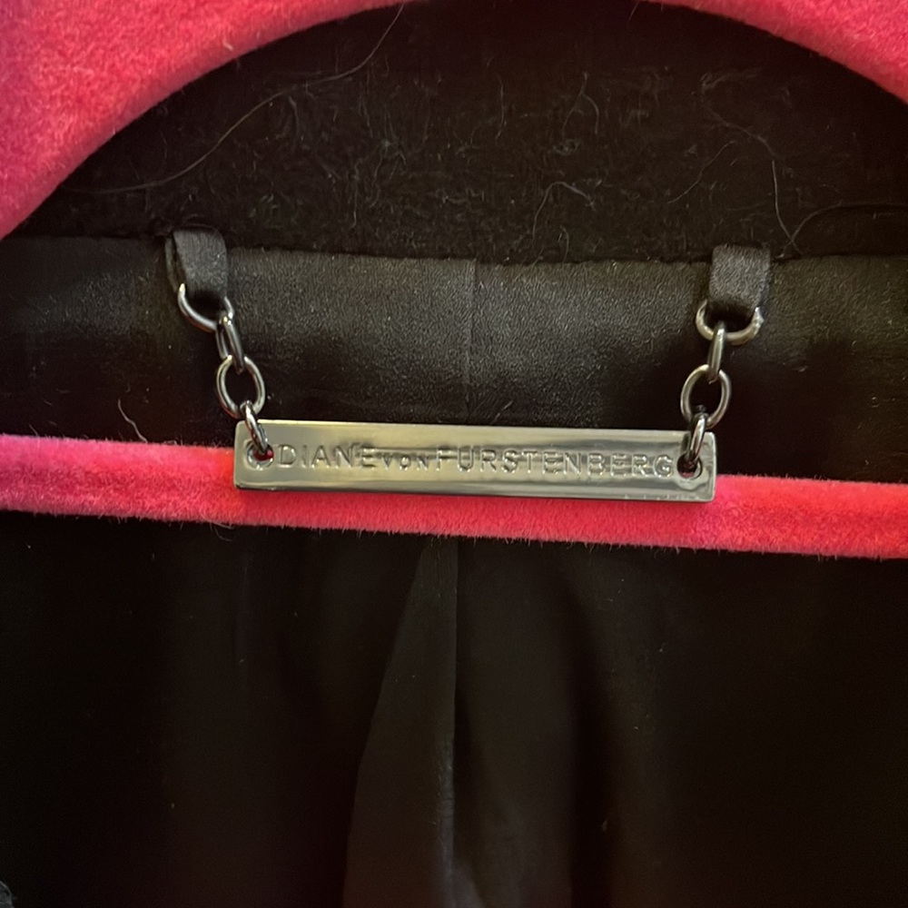 Diane von Furstenberg Lulu Wool Coat in size 2 - Picture 3 of 4